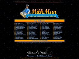 MilkManBook