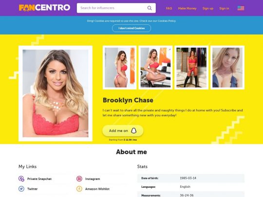 Snapchat brooklyn chase Pornstar Brooklyn